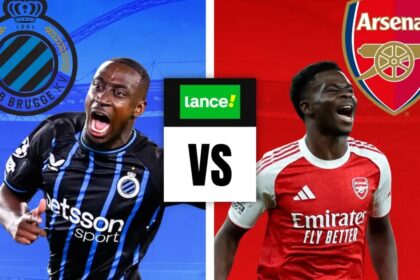 Club Brugge e Arsenal: palpites, análise e odds do jogo circulo com pontos dentro