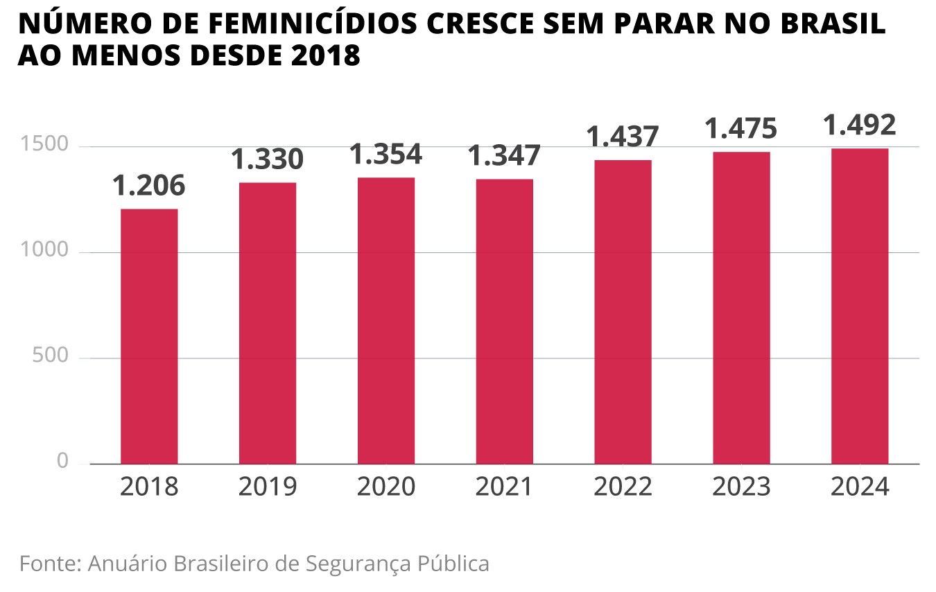 Feminicídios aumentam no Brasil, reflexo da violência social feminicídios explodem no Brasil, reflexo da estrutura violenta da sociedade