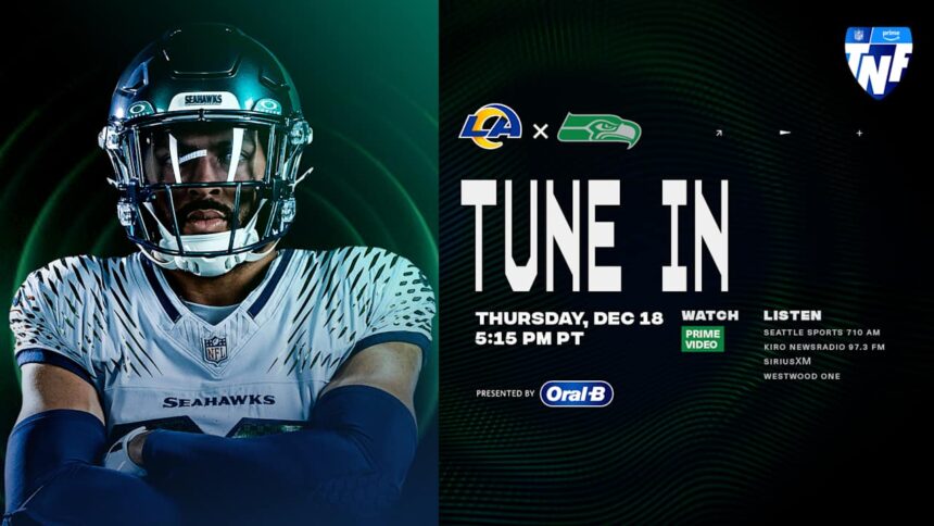 Seahawks enfrentam Rams em 18 de dezembro de 2025 Seahawks vs Rams On Thursday, December 18, 2025