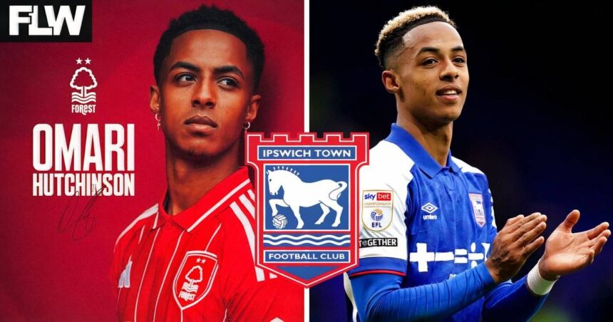 Omari Hutchinson’s estimated Nottingham Forest salary compared to Ipswich Town