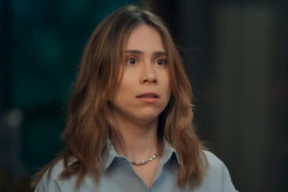 Lucélia corre risco de ser desmascarada Daphne Bozaski como Lucélia em Três Graças