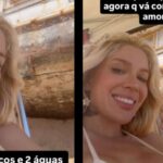 Karoline Lima fica chocada ao pagar R$ 90 em duas águas e dois cocos em Noronha