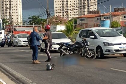 Passageira de moto por app morre em acidente na Av. Menino Marcelo TNH1