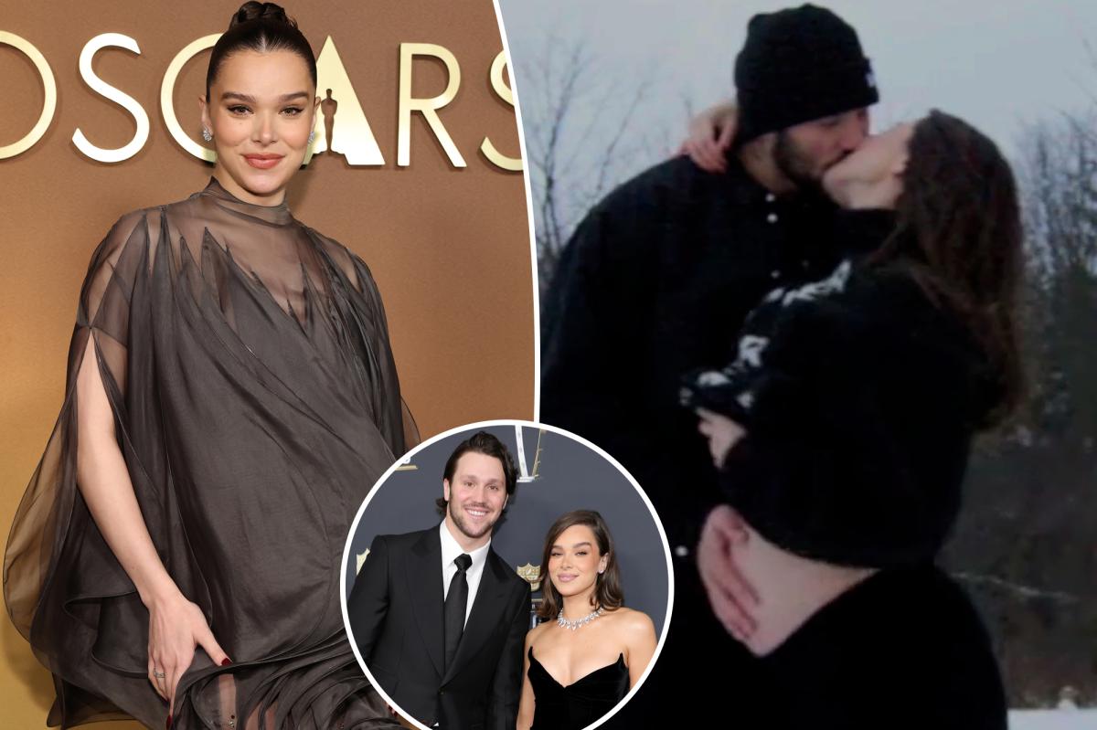 Hailee Steinfeld grávida, espera primeiro filho com Josh Allen Hailee Steinfeld pregnant, expecting first baby with NFL star Josh Allen
