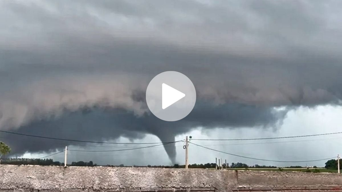 Tornado no Paraguai deixa Brasil em alerta