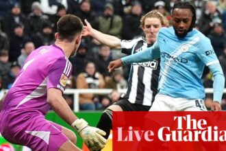 Newcastle United 0-2 Manchester City: Carabao Cup semi-final first leg – live | Carabao Cup