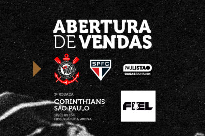 Ingressos: Corinthians x São Paulo – 18/01