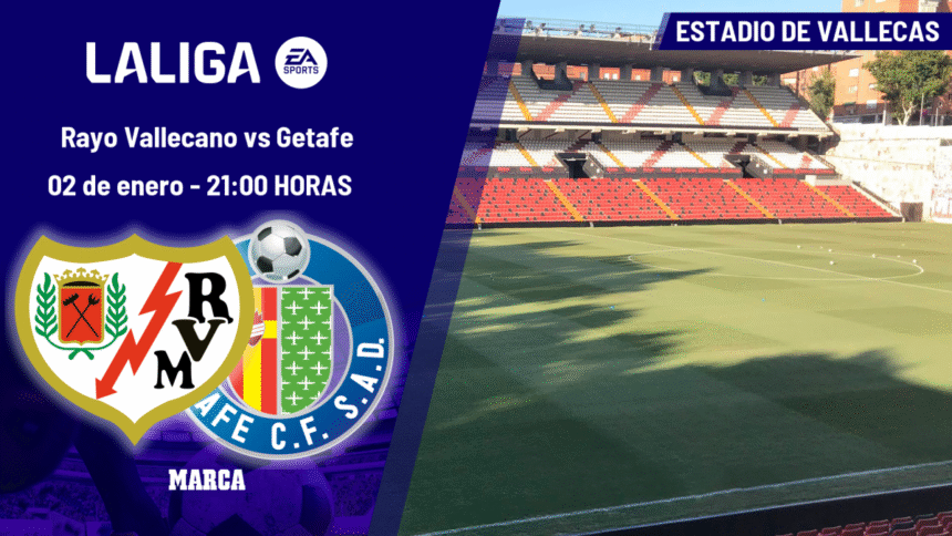 Rayo Vallecano x Getafe: horário e onde assistir ao jogo da LaLiga Rayo Vallecano - Getafe: horario, dónde ver en TV y canal del partido de LaLiga EA Sports