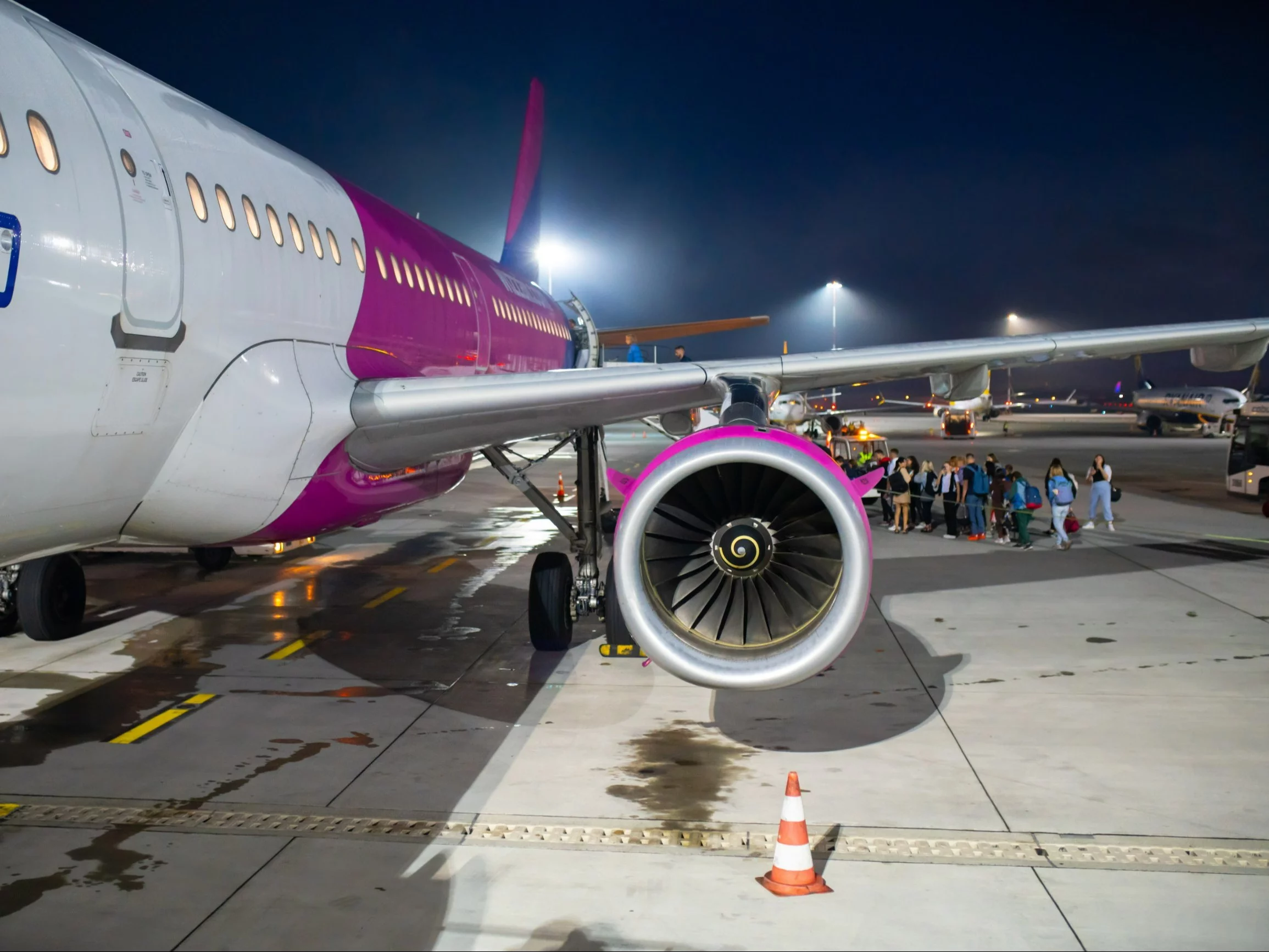 Samolot Wizz Air, zdjęcie ilustracyjne