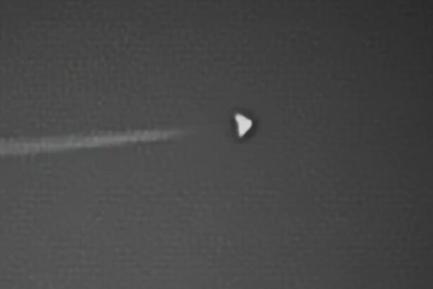 Mysterious 'Dorito-shaped' aircraft spotted flying at night over Area 51