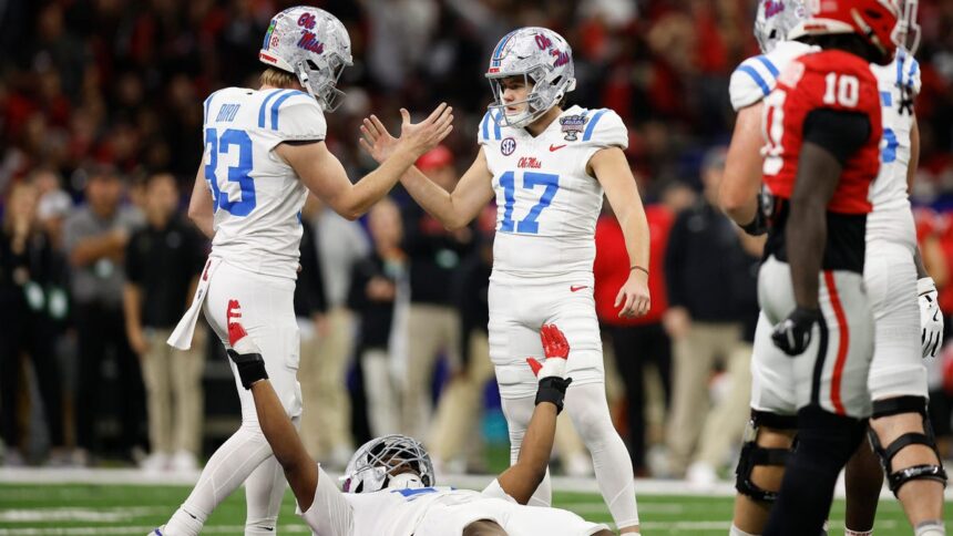 Lucas Carneiro, kicker da Ole Miss, quebra recorde do Sugar Bowl Who is Ole Miss kicker? Lucas Carneiro breaks Sugar Bowl record
