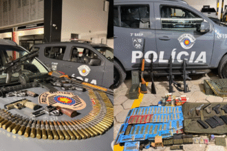 Homem é preso com arsenal de guerra em pousada de São Paulo; veja imagens