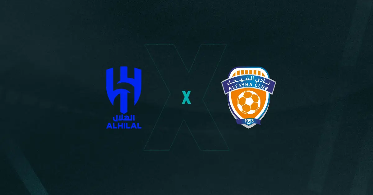 Al-Hilal x Al-Fayha: onde assistir, horário e escalações Escudos de Al-Hilal x Al-Fayha, que se enfrentam pelo campeonato saudita