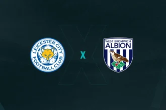 Escudos de Leicester e West Bromwich, que duelam pela Championship