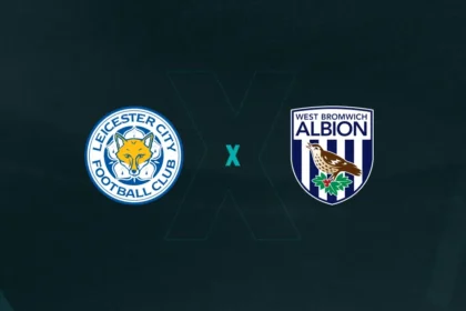 Palpites para Leicester e West Bromwich Escudos de Leicester e West Bromwich, que duelam pela Championship