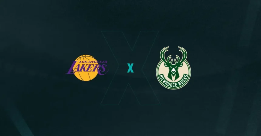 Lakers e Bucks: previsões para o confronto esperado Escudos de Los Angeles Lakers x Milwaukee Bucks