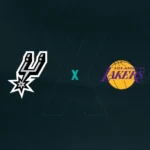 Palpites para San Antonio Spurs e Los Angeles Lakers Escudos de San Antonio Spurs x Los Angeles Lakers