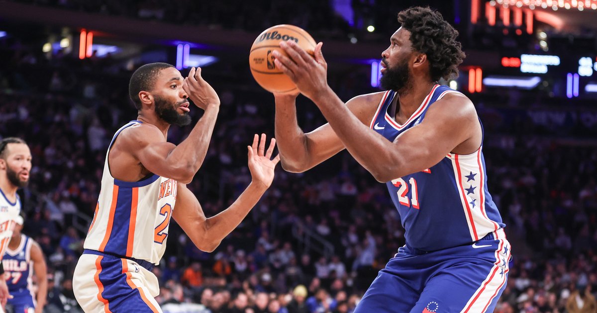 Joel Embiid (left knee, right ankle) probable for Sixers-Nuggets on Monday