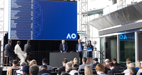 Como assistir ao sorteio do Australian Open 2026 How to watch the Australian Open 2026 draw