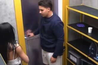 BBB 26: Jordana conversa com Pedro na despenda da casa