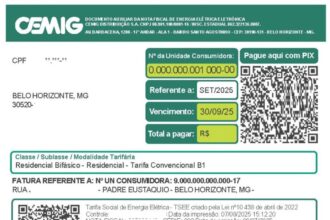 Nova fatura da Cemig começa a chegar nas casas dos clientes – Patos Notícias (PN)