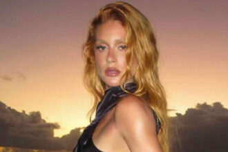 Marina Ruy Barbosa ao entardecer