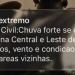 Defesa Civil emite 'alerta extremo' de chuva forte em SP e estado de atenção para alagamentos