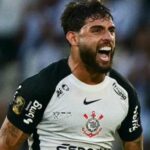 Yuri Alberto, do Corinthians, celebra gol sobre o Vasco na final da Copa do Brasil