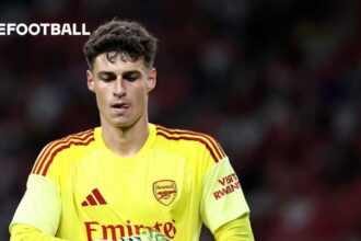 Kepa Arrizabalaga or David Raya, who starts against Chelsea and potentially the final