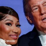 Nicki Minaj exibe visto americano de rico; entenda como funciona 'Gold card': Rapper Nicki Minaj, agora 'fã nº 1' de Trump, exibe novo visto dos EUA para ricos; como funciona?
